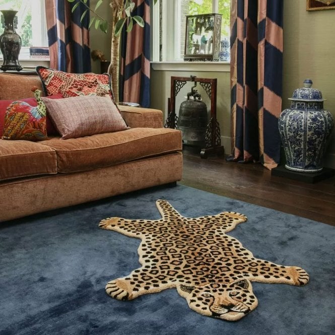 Doing Goods Loony Leopard Wool Rug Large