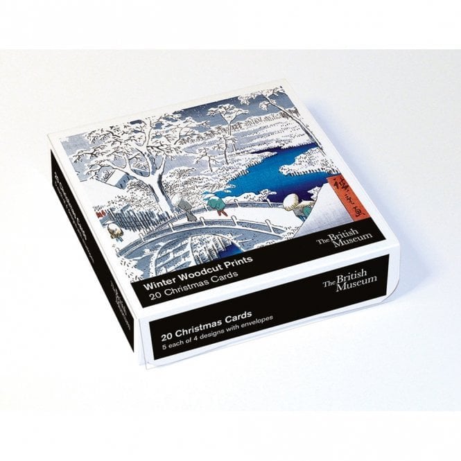 Museums & Galleries Museums & Galleries Winter Woodcut Prints Pack of 20 Christmas Cards